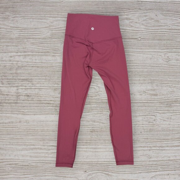 Lululemon Align Pant II *25" Leggings Misty Merlot Size 4 - Picture 3 of 6